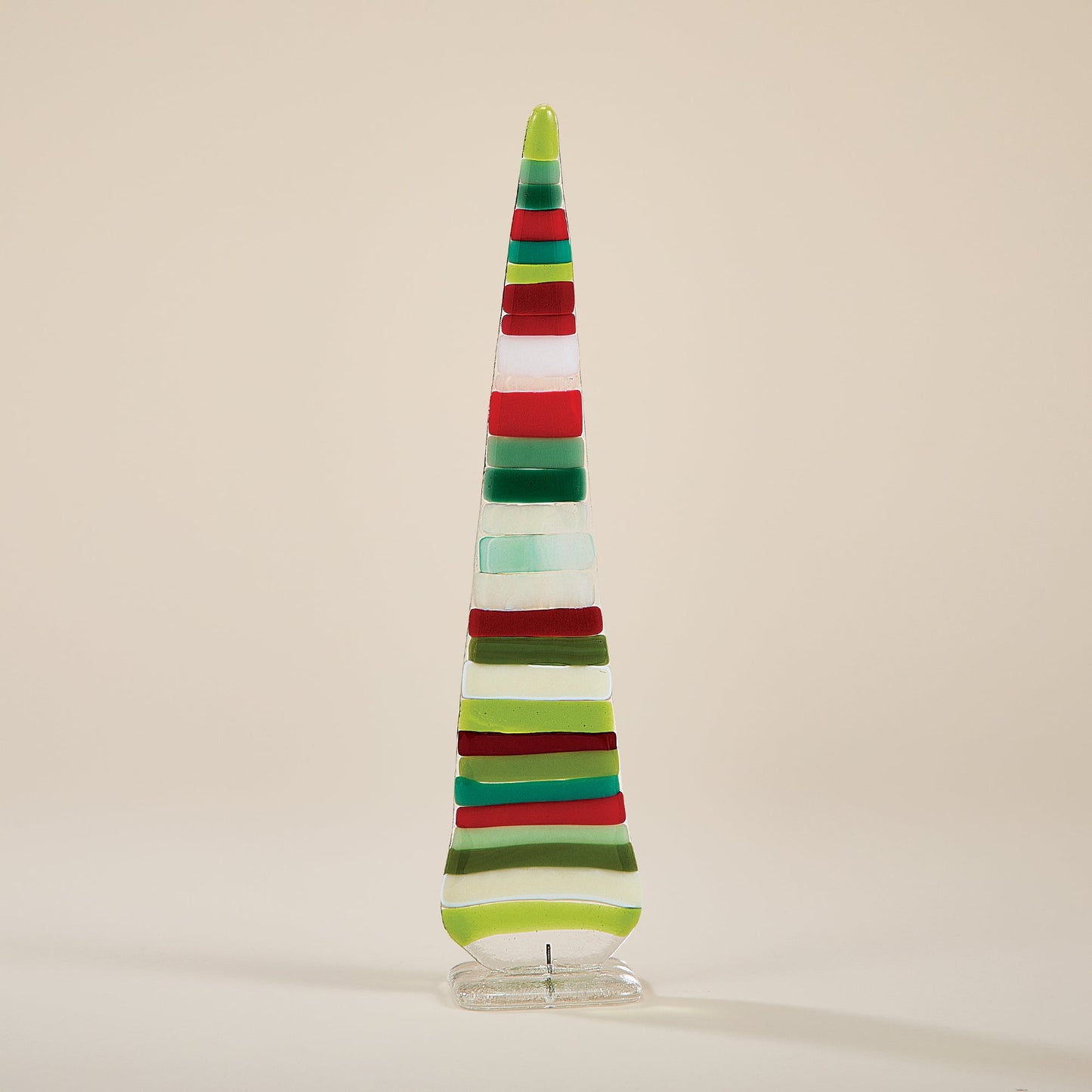 Fused Glass Medium Striped Tree (Preorder)