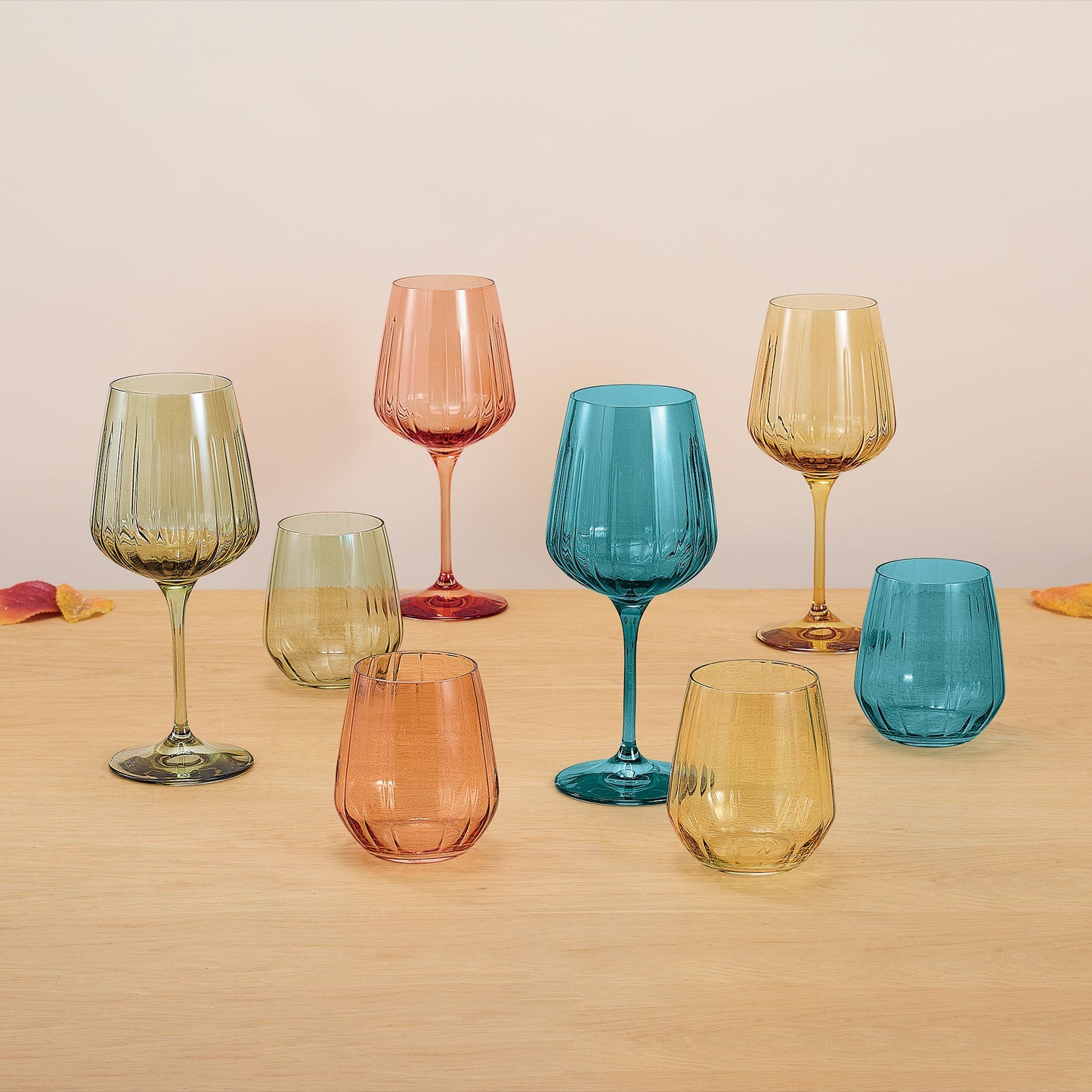 Colors of the Wind Stemless Glasses Set of 4