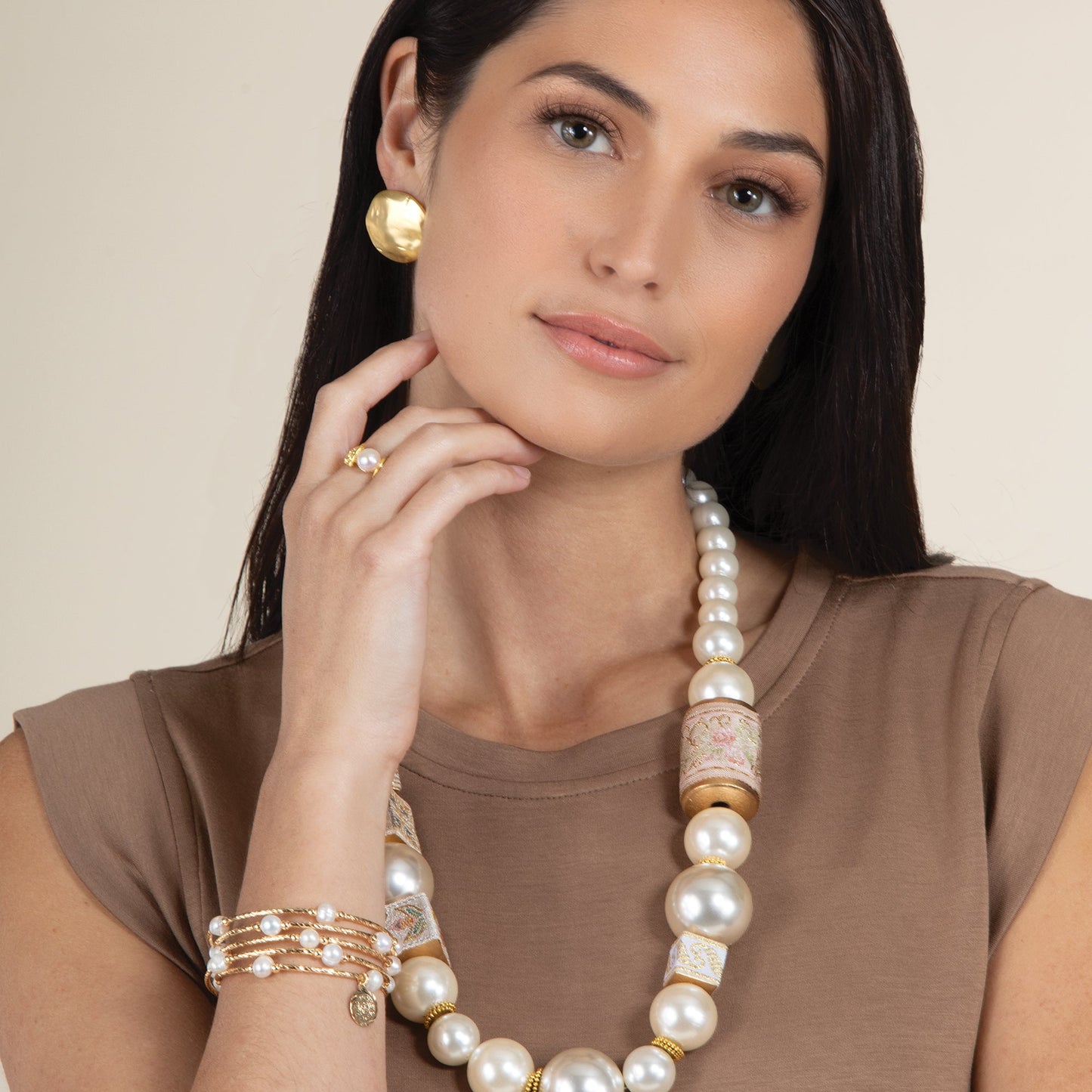 Freshwater Fancy Coil Pearl Bracelet (Preorder)