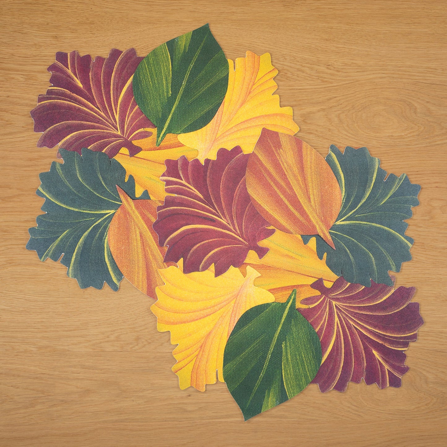 Falling Leaves Placemats Set of 2