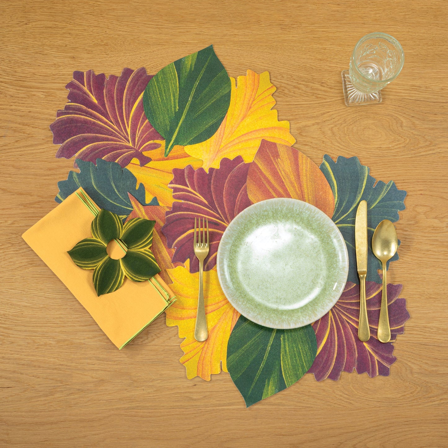 Falling Leaves Placemats Set of 2