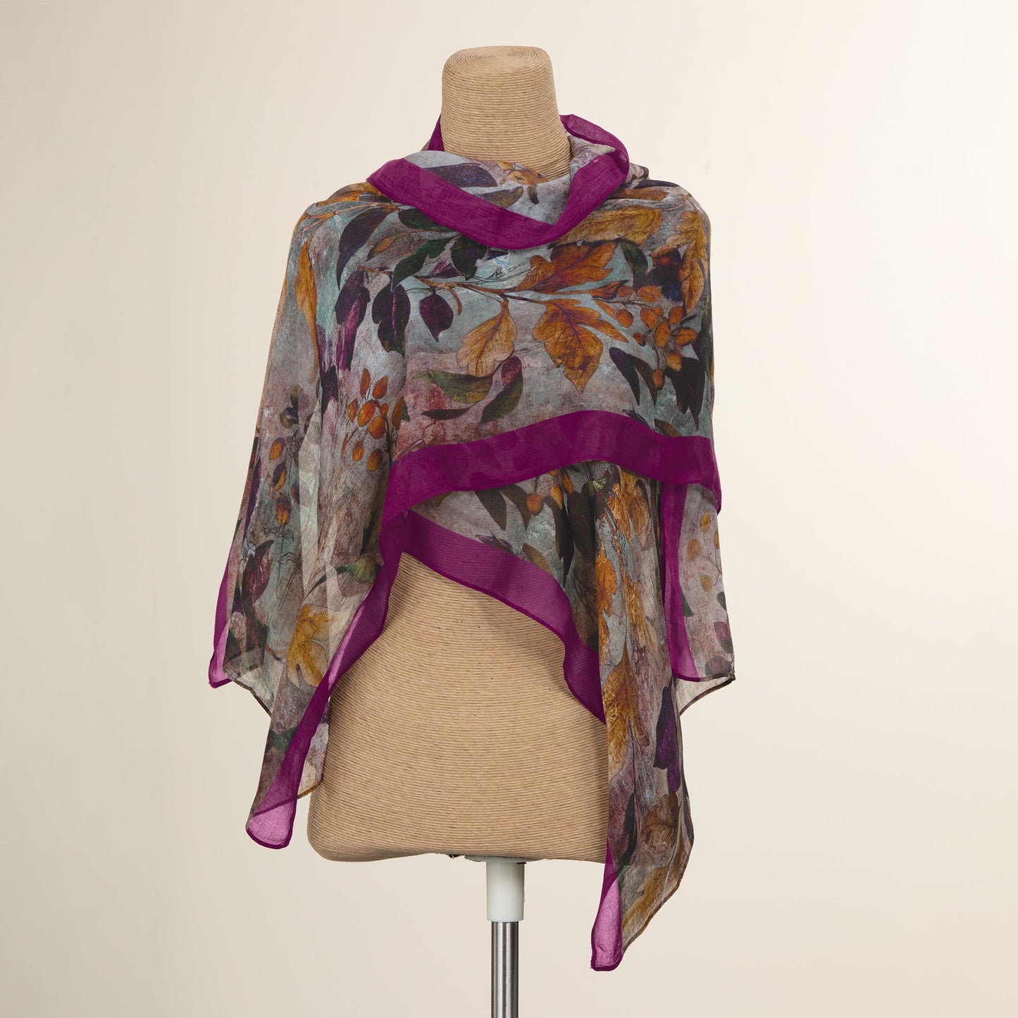 Shimmering Leaves Scarf