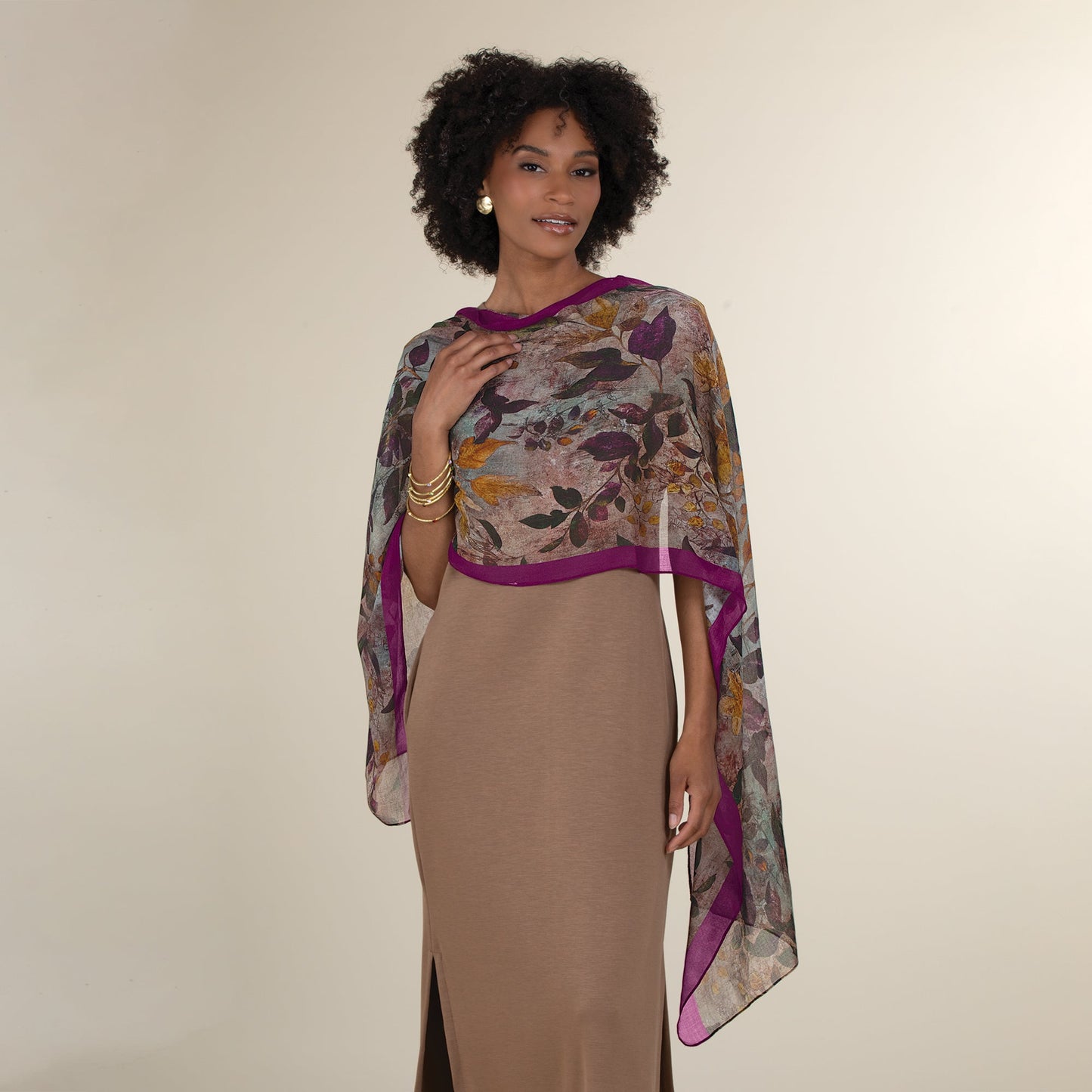Shimmering Leaves Scarf