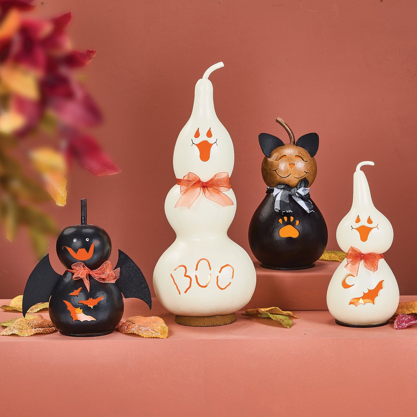 Skinny Stewie Ghost Luminary Gourd