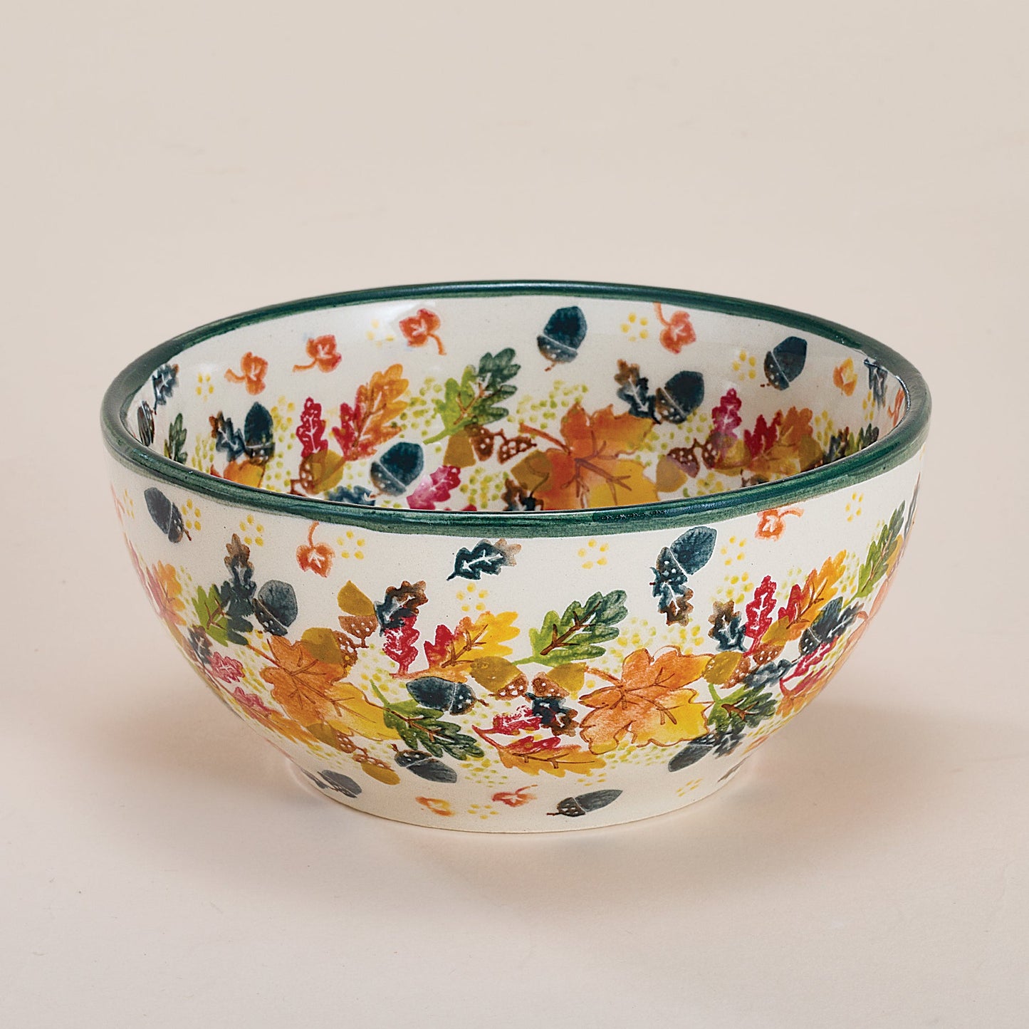 Polish Pottery Fancy Foliage Small Bowl