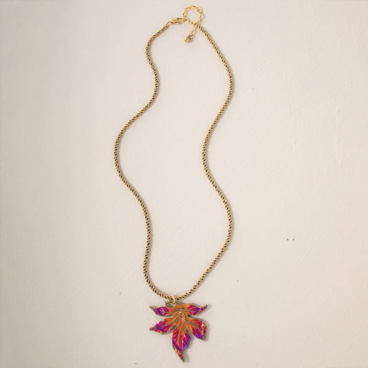 Fabulous Falling Leaves Necklace (Preorder)
