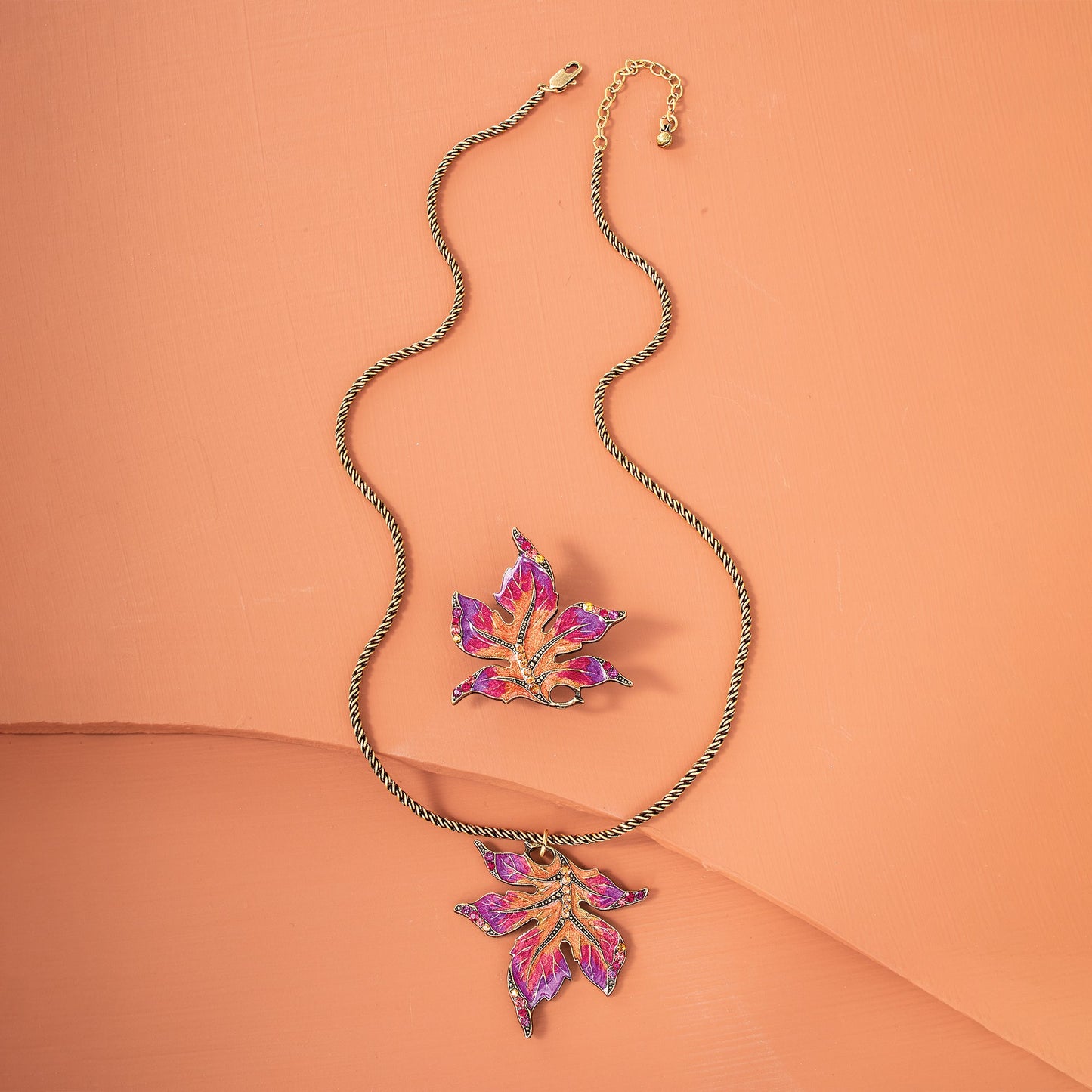 Fabulous Falling Leaves Brooch (Preorder)