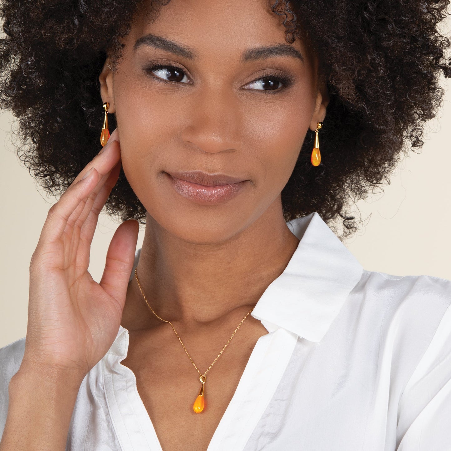 Aurora Opal Teardrop Earrings
