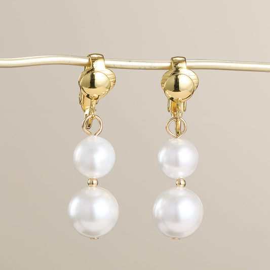 Freshwater Fancy Clip-On Pearl Earrings