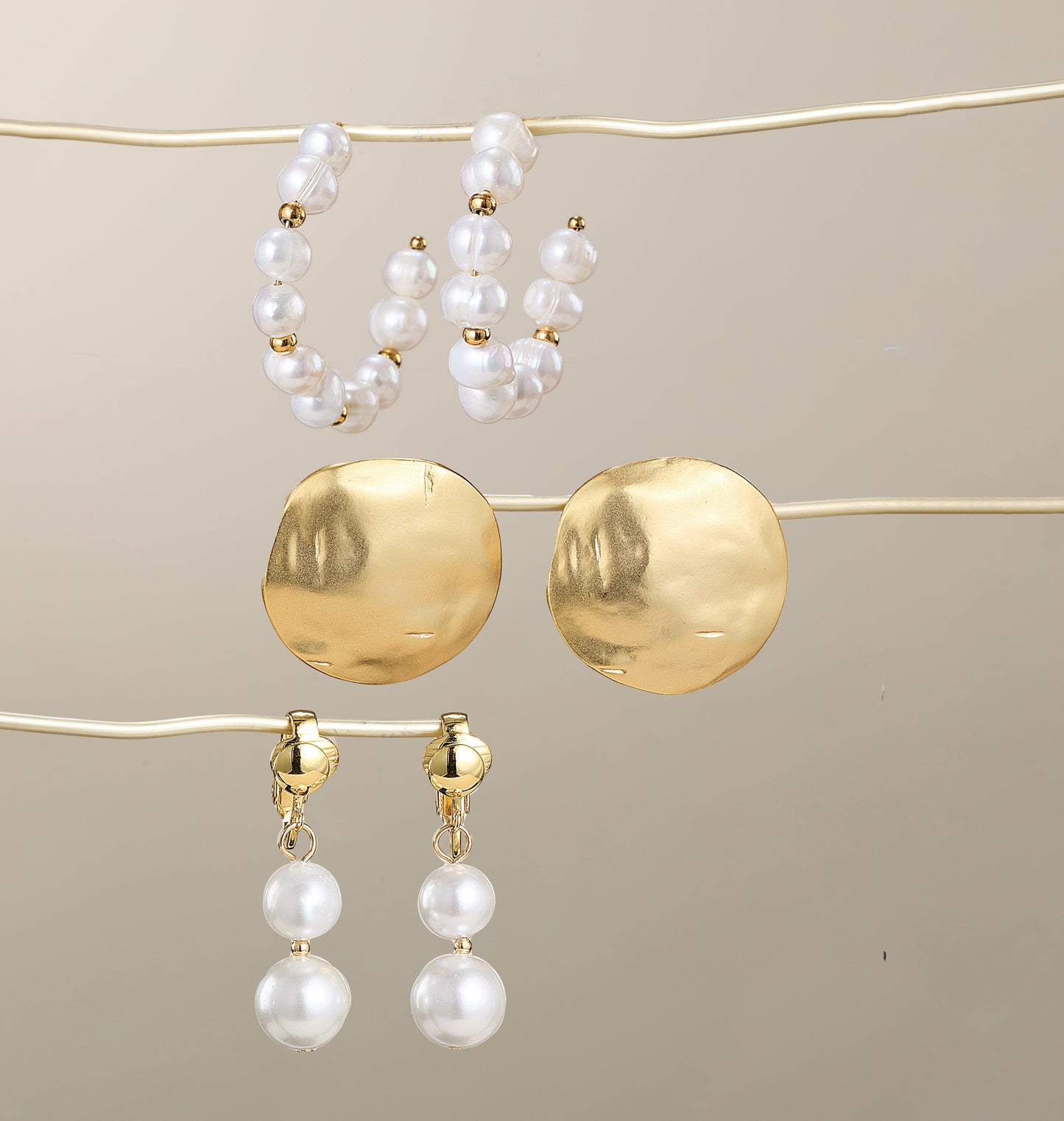 Freshwater Fancy Clip-On Pearl Earrings