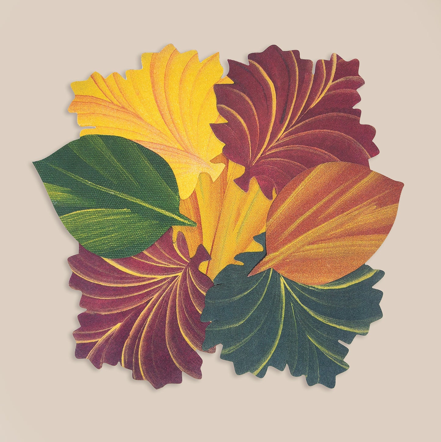 Falling Leaves Placemats Set of 2