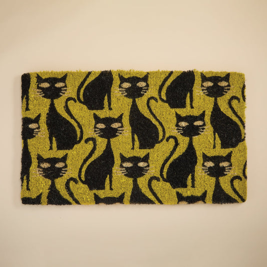 Fancy Felines Coir Doormat