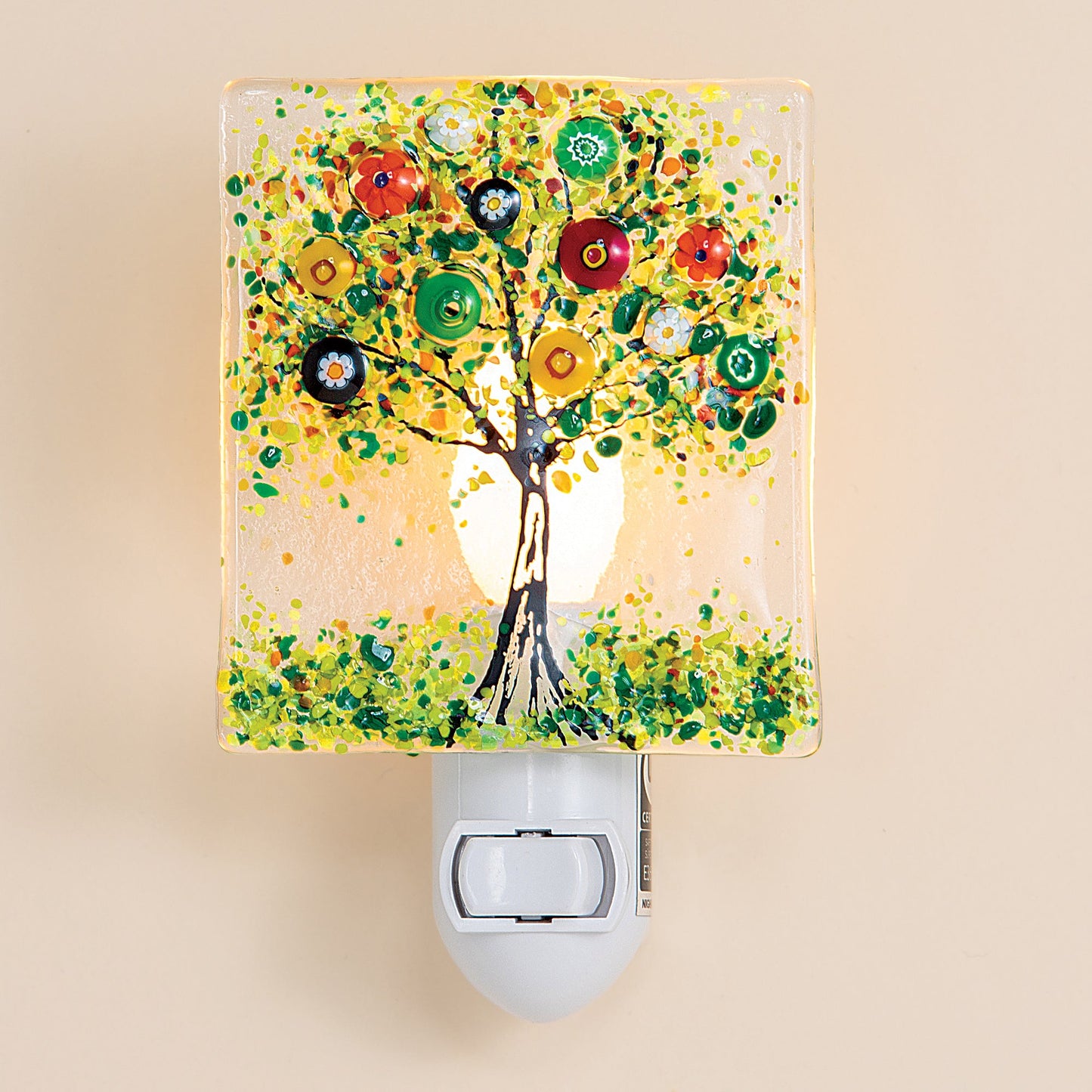 Millefiori Tree Glass Nightlight