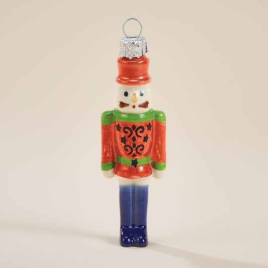 Polish Pottery Toyland Red Nutcracker Ornament (Preorder)