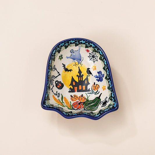 Polish Pottery Magic Moonlight Ghost Bowl (Preorder)