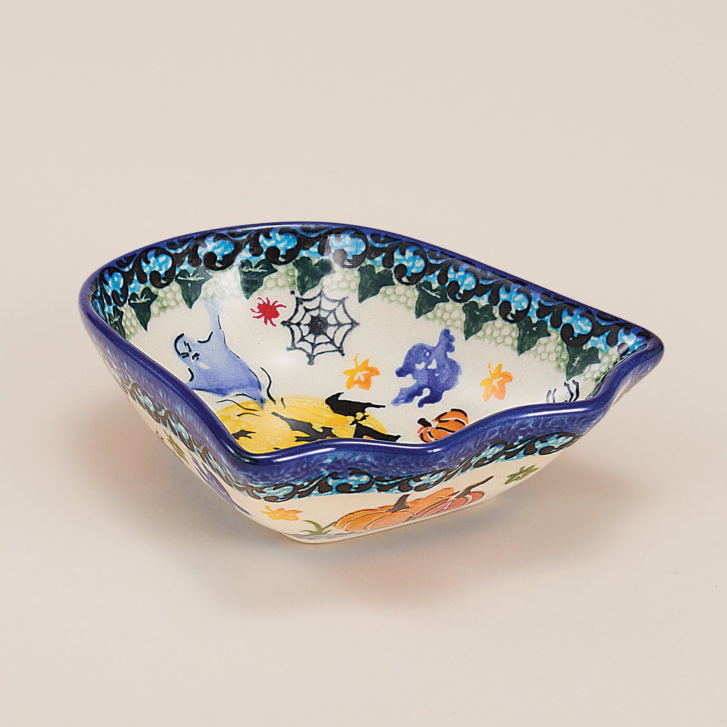 Polish Pottery Magic Moonlight Ghost Bowl (Preorder)