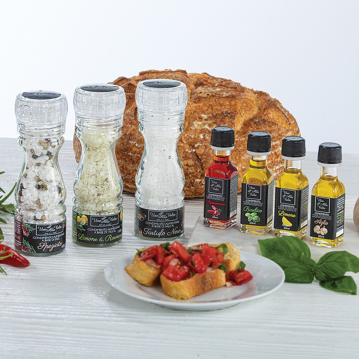 Flavors Of Italy Salt Grinder Gift Set