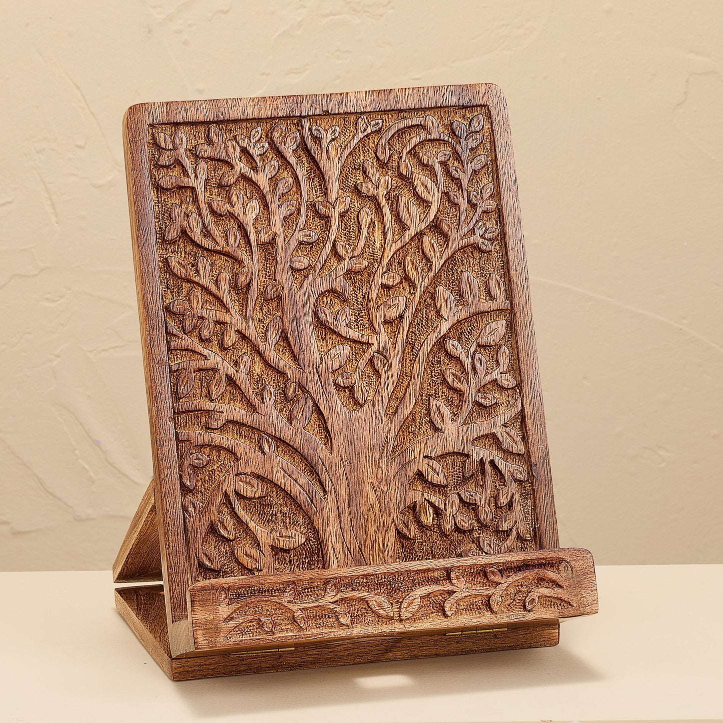 Hand-Carved Tree Of Life Display Holder