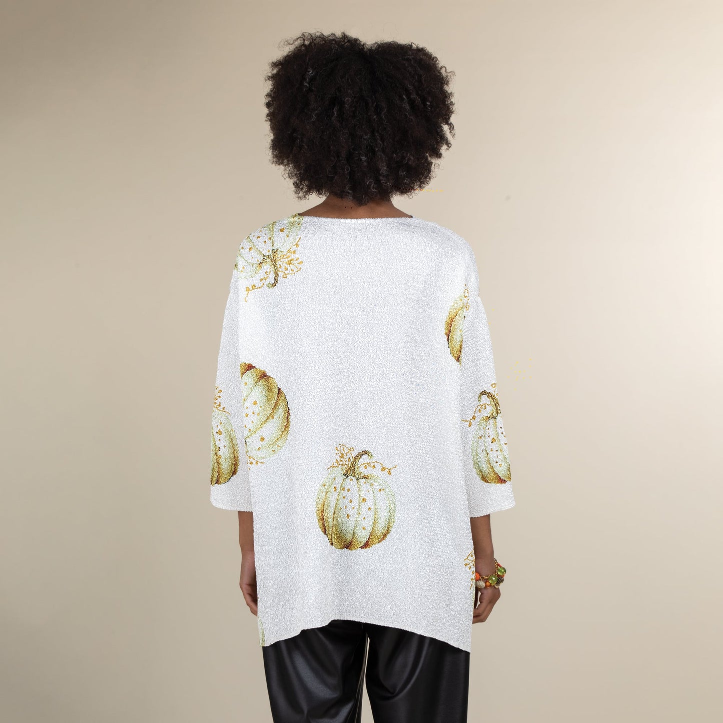 Pretty Pumpkins Crinkle Tunic (Preorder)