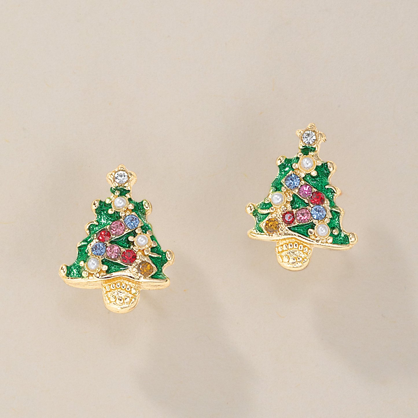 Petite Christmas Tree Earrings