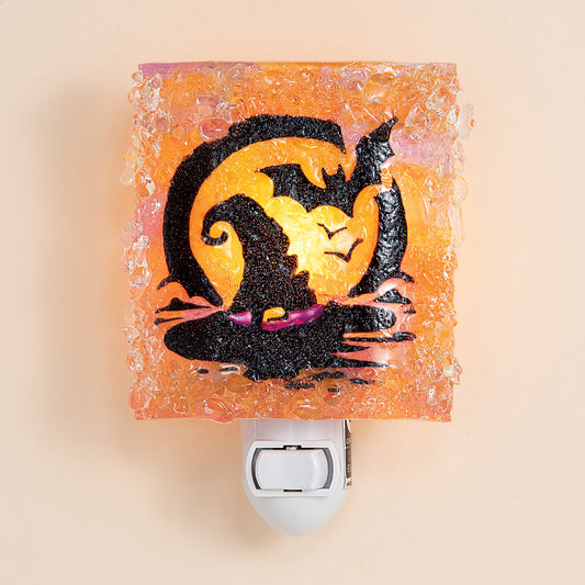 Recycled Glass Hat & A Bat Nightlight