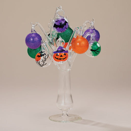 Hand-Blown Venetian Glass Gatti e Pipistrelli Tree