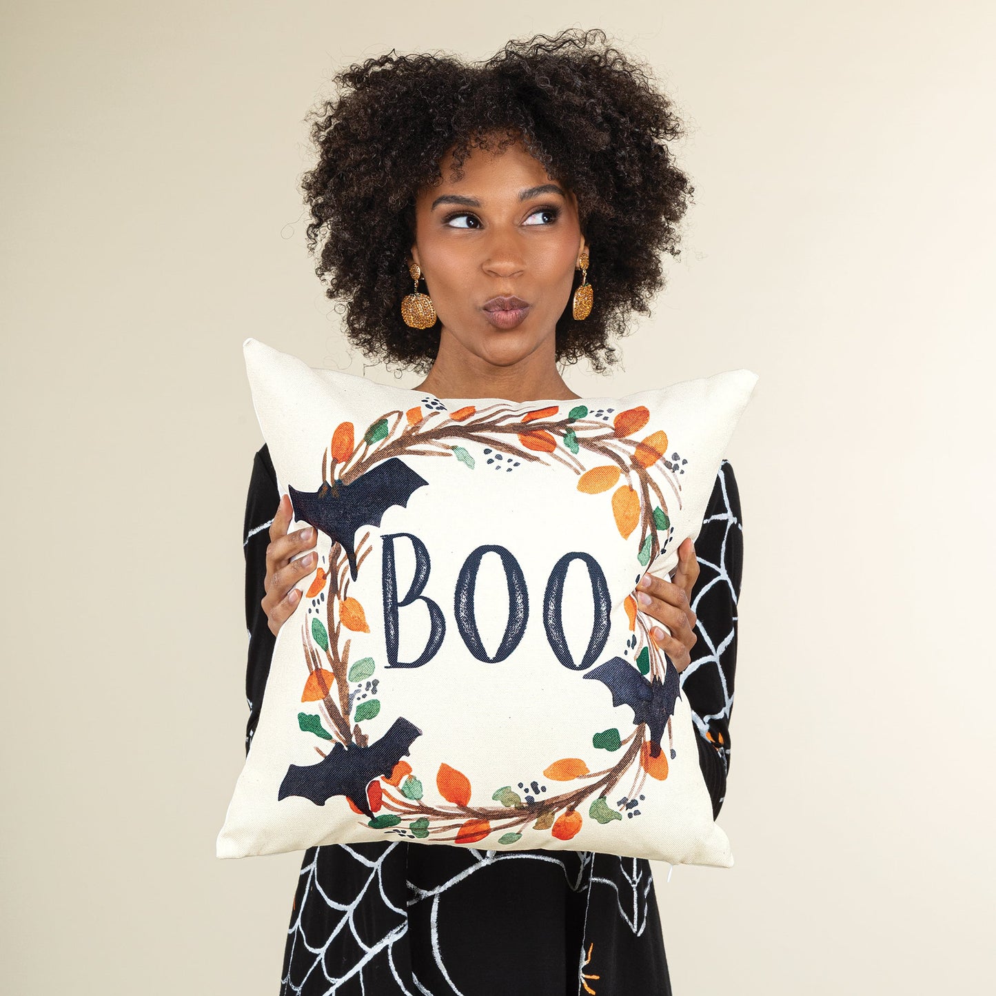 Bats & A Boo Pillow