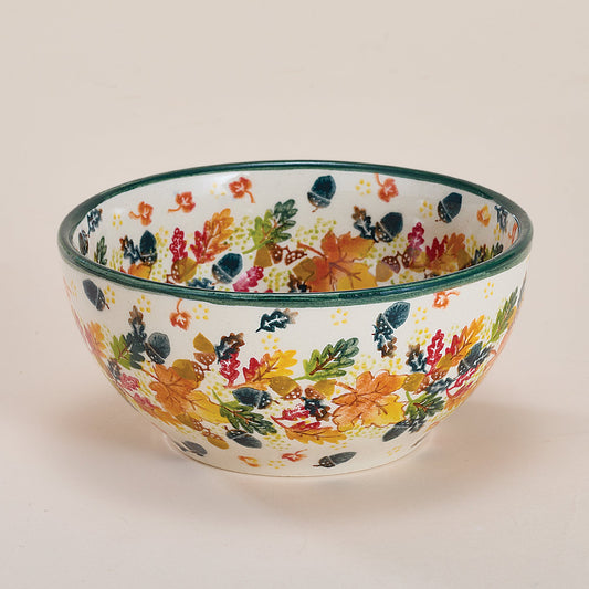Polish Pottery Fancy Foliage Small Bowl