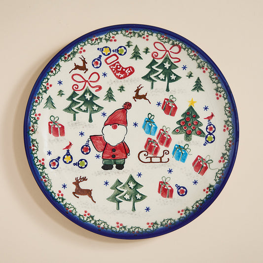 Polish Pottery Holly Jolly Small Plate (Preorder)