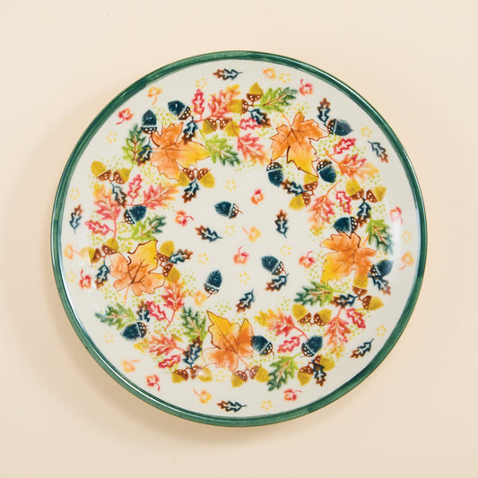 Polish Pottery Fancy Foliage Small Plate