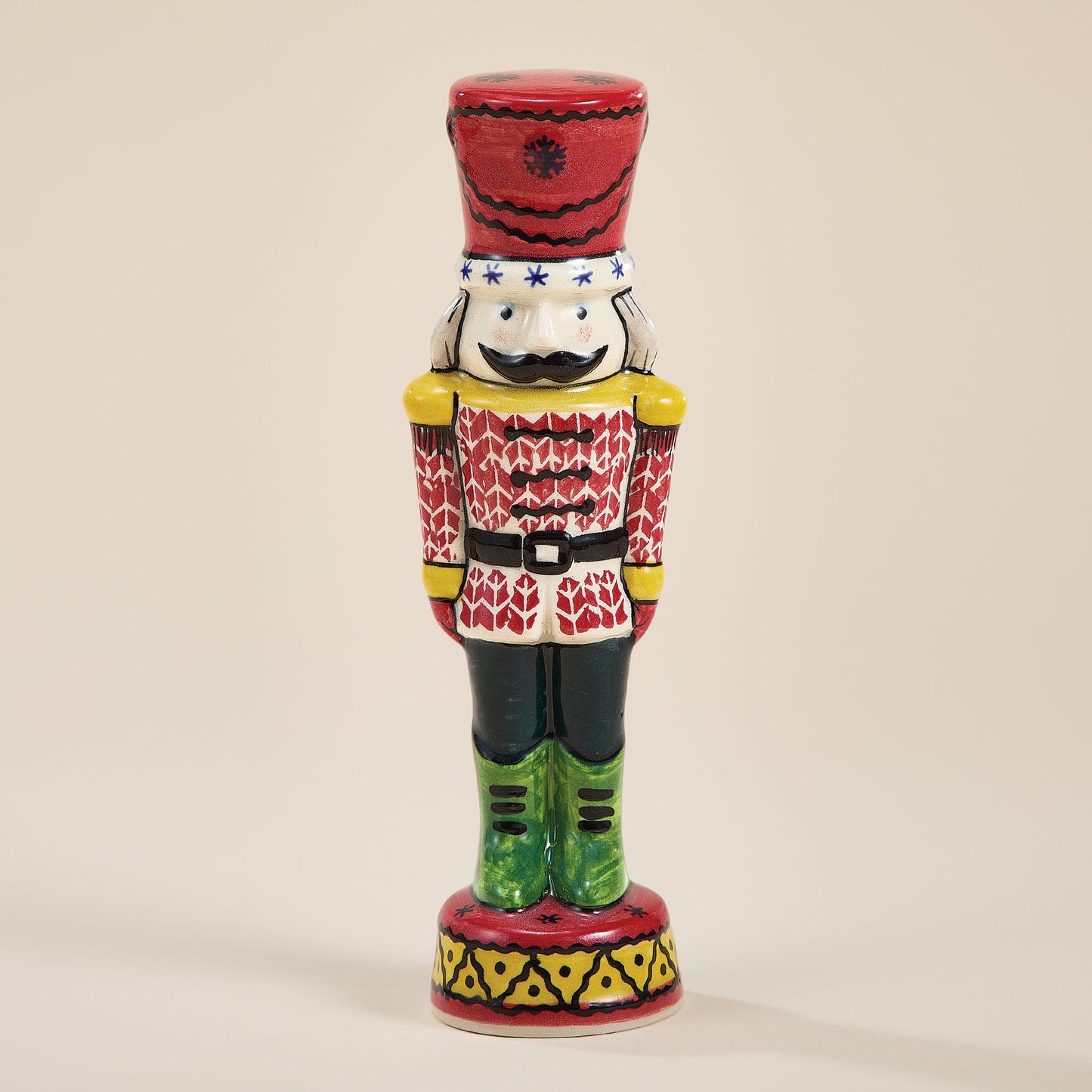 Polish Pottery Nutcracker King Sculpture (Preorder)