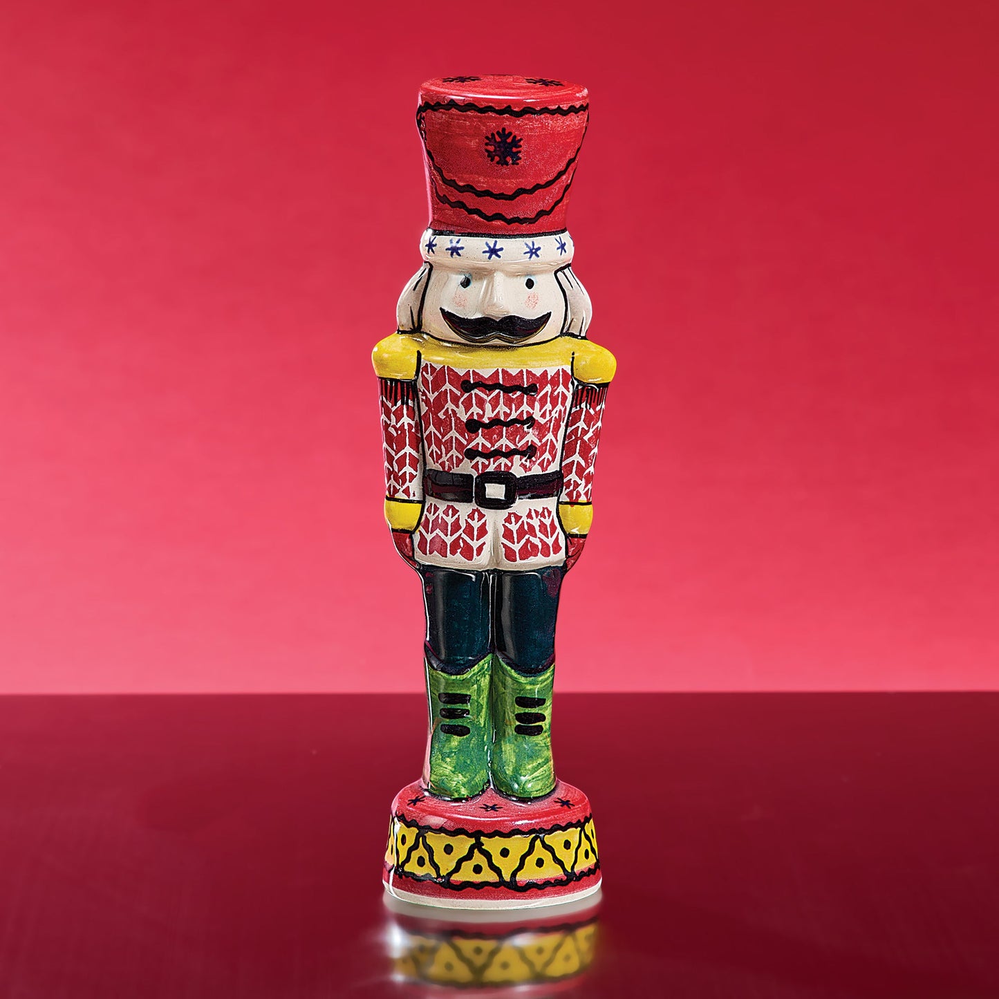 Polish Pottery Nutcracker King Sculpture (Preorder)