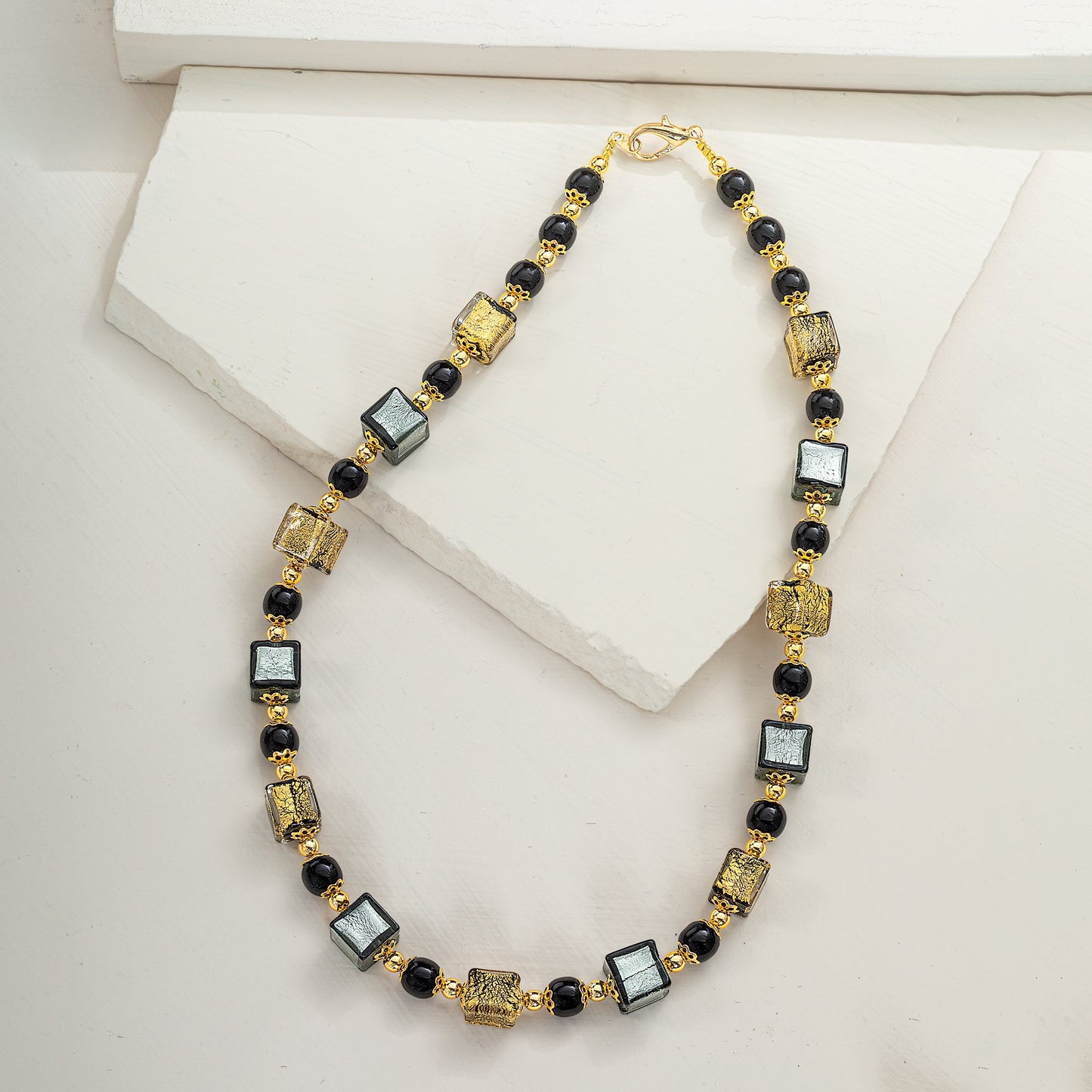 Murano Glass Cubi Scintillanti Necklace