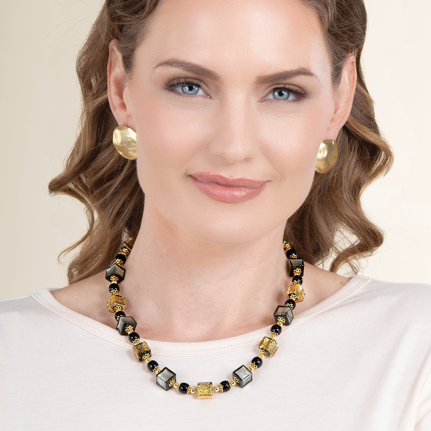 Murano Glass Cubi Scintillanti Necklace