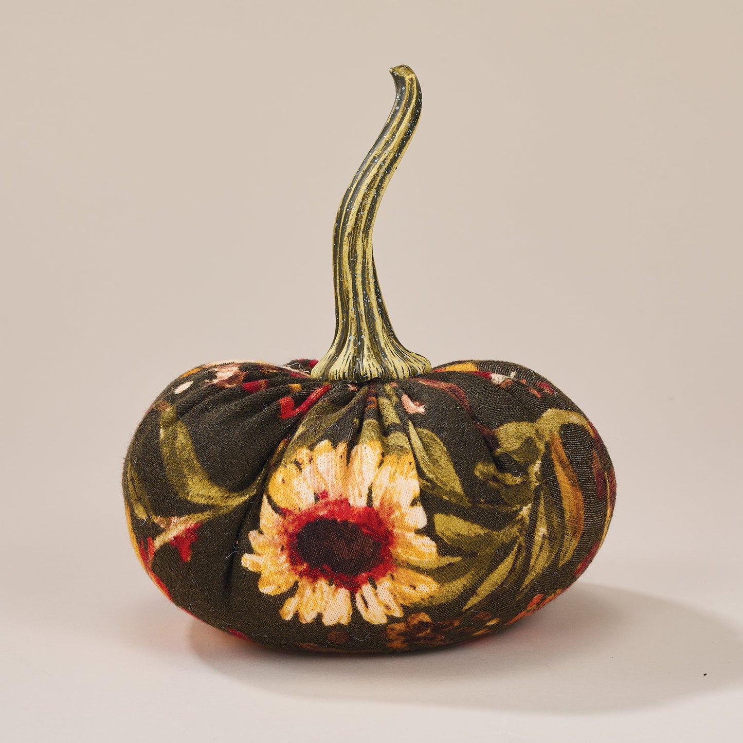 Floral Knit Pumpkin
